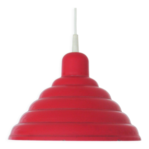Suspension conique rouge années