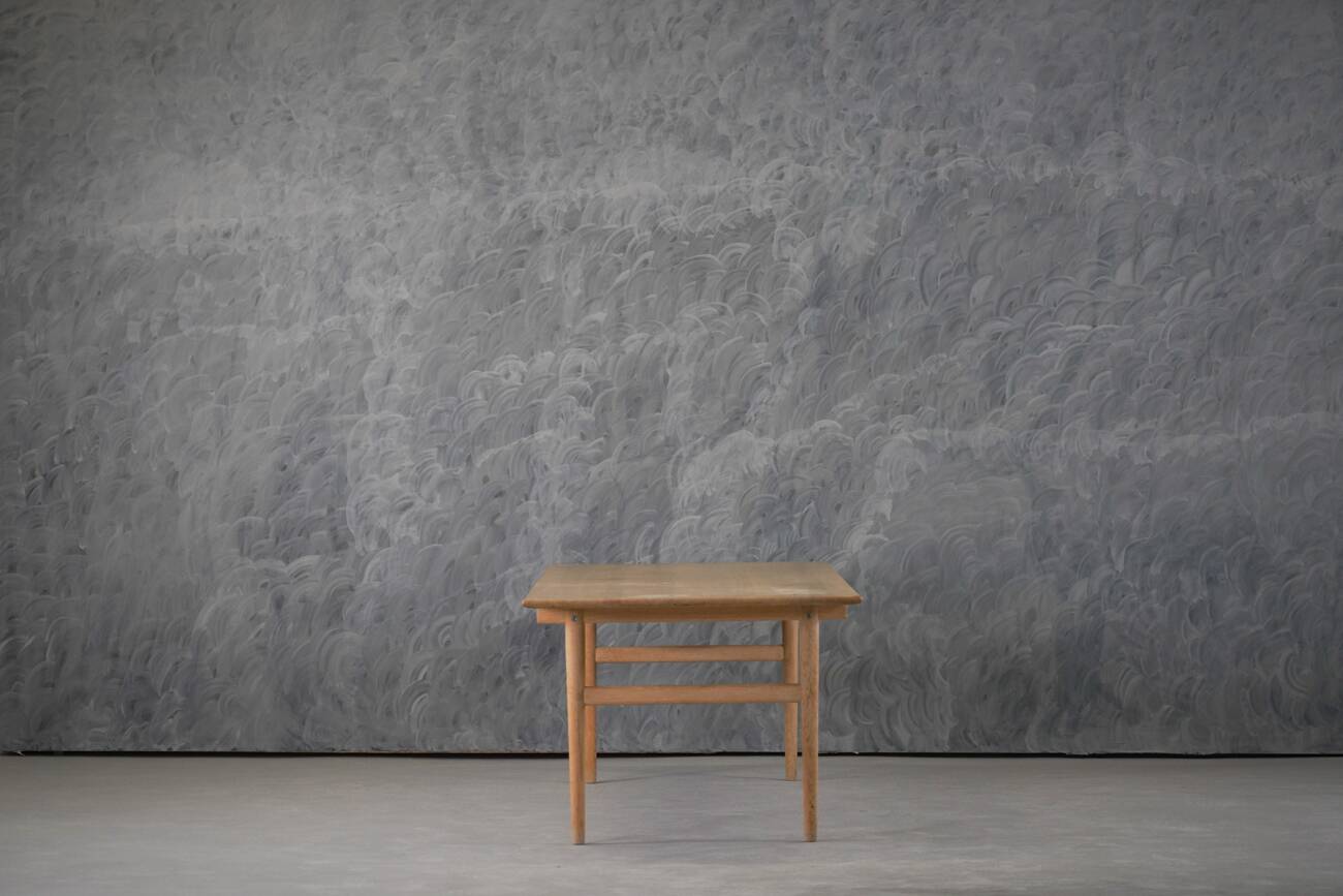 Large Hans J Wegner ‘CH327’ dining table in oak and soap for Carl Hansen & Son Denmark 1960’s