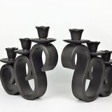 Large candlesticks Giraud Vallauris France 1950