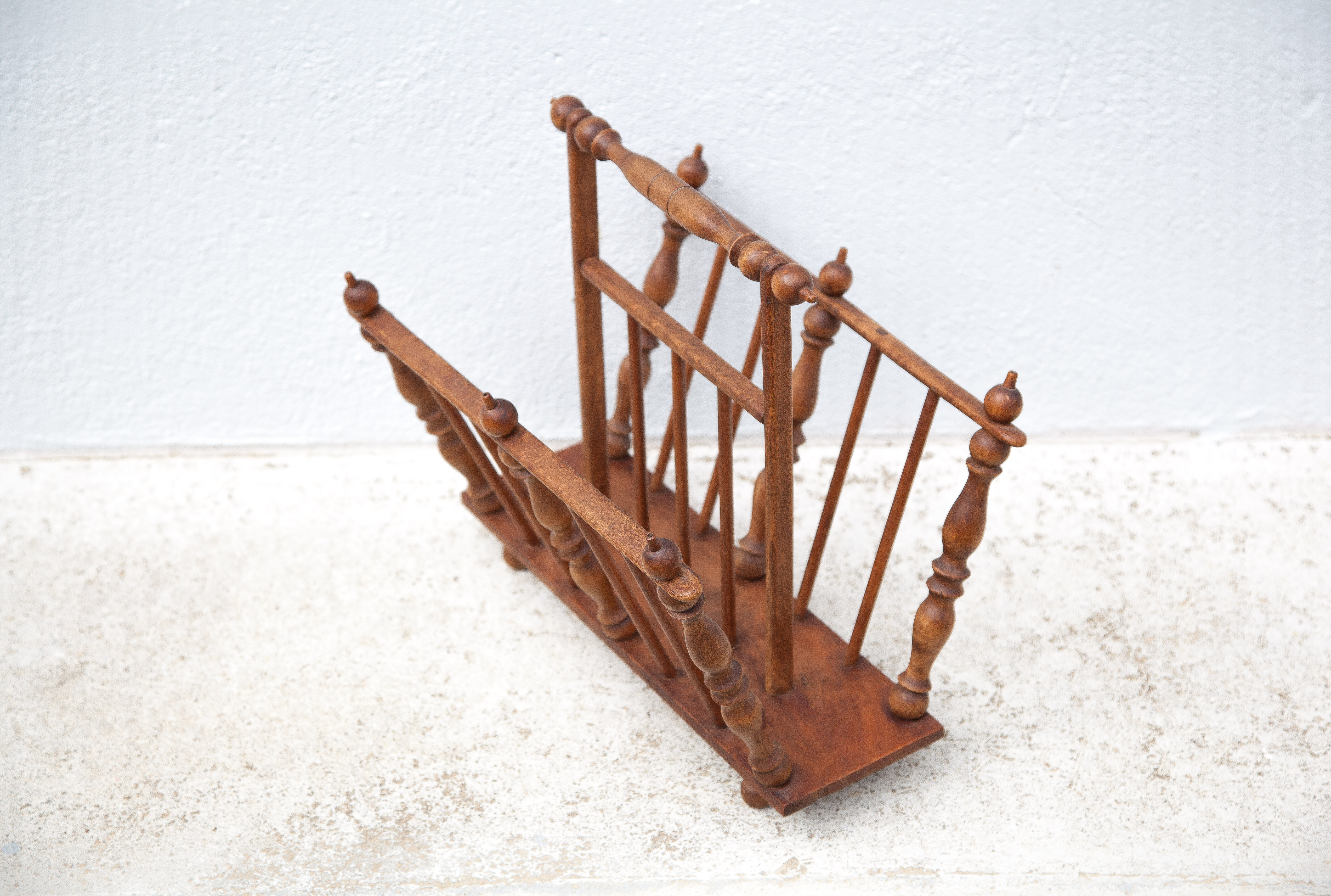 Wood magazine holders, newspaper holders, magazine