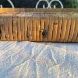 70s rattan tray