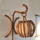 Applique en rotin et bambou années 50