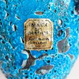 Mid-Century Blue Ceramics by Charles Cart ¨Emaux des Glaciers¨, France, 1960s