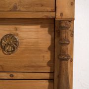 Antique solid pine chest of drawers – European rustic chest of drawers – circa 1900