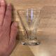 Set de 4 verres à vin blanc en verre gravé