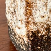 Brutalist Fat Lava vase from the mid-century by Van Woerden for Vest Keramik, 1960s.
