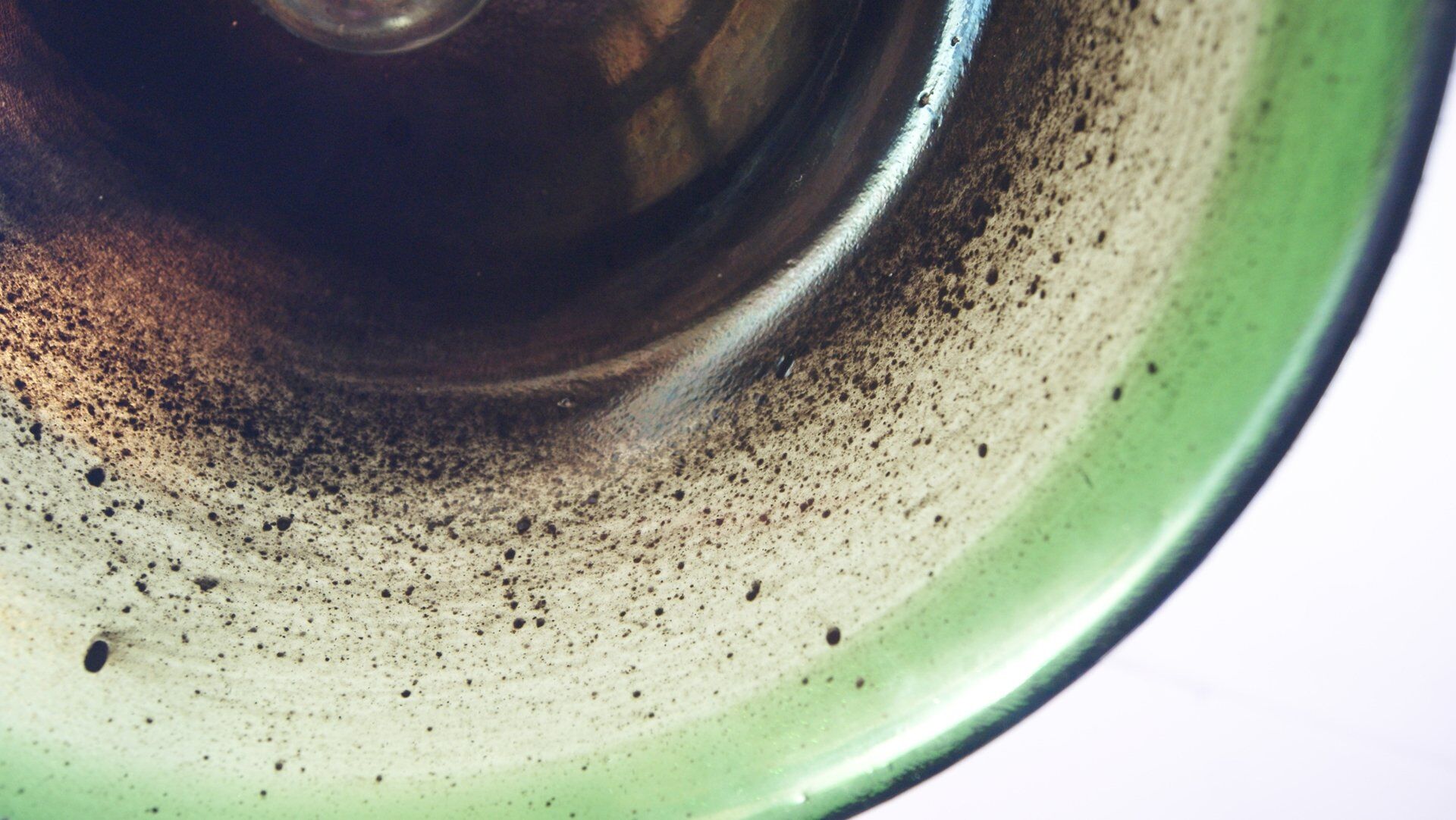 Suspension en verre vert du milieu du siècle de Peill & Putzler, années 1970