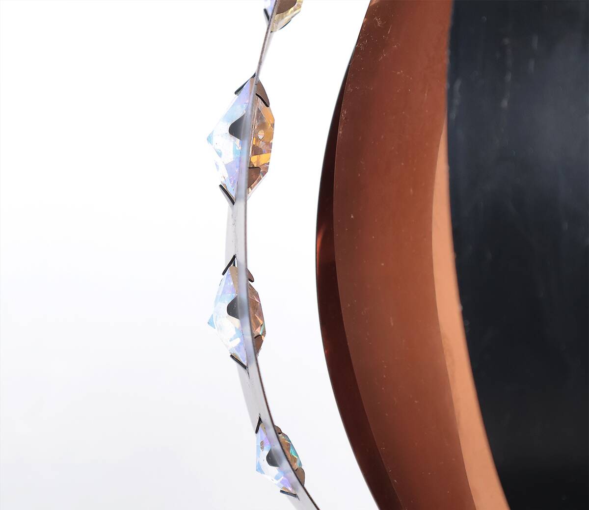 Lampe suspendue en cuivre Werner Schou pour Coronell, années 1960