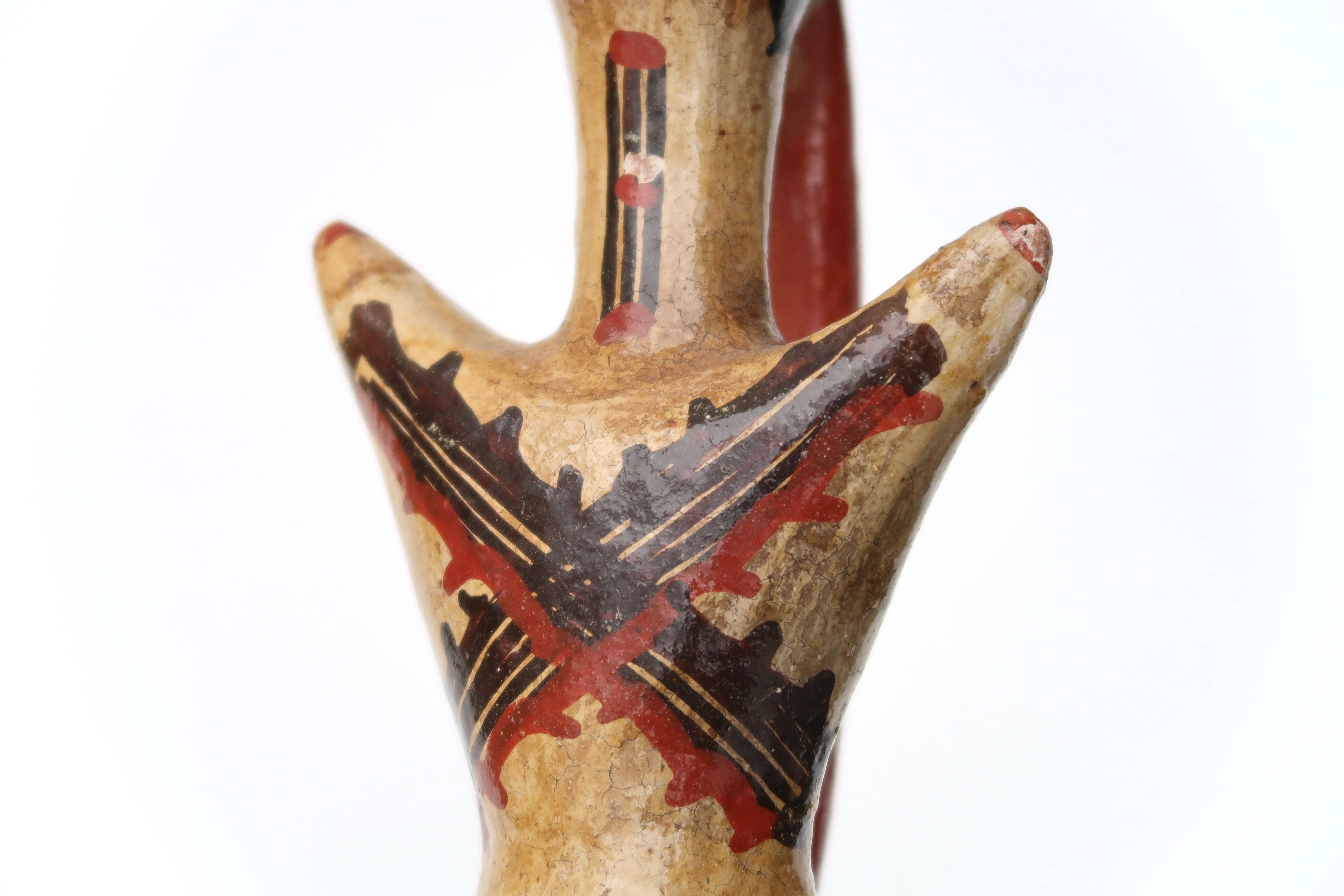 Berber Kabyle pottery with terracotta handle, 70s