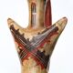 Berber Kabyle pottery with terracotta handle, 70s