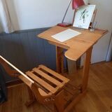 Bureau pupitre d’ecolier