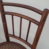 Série de 3 chaises de bistrot signé Thonet ancienne