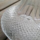 Diamond tip glass decanter