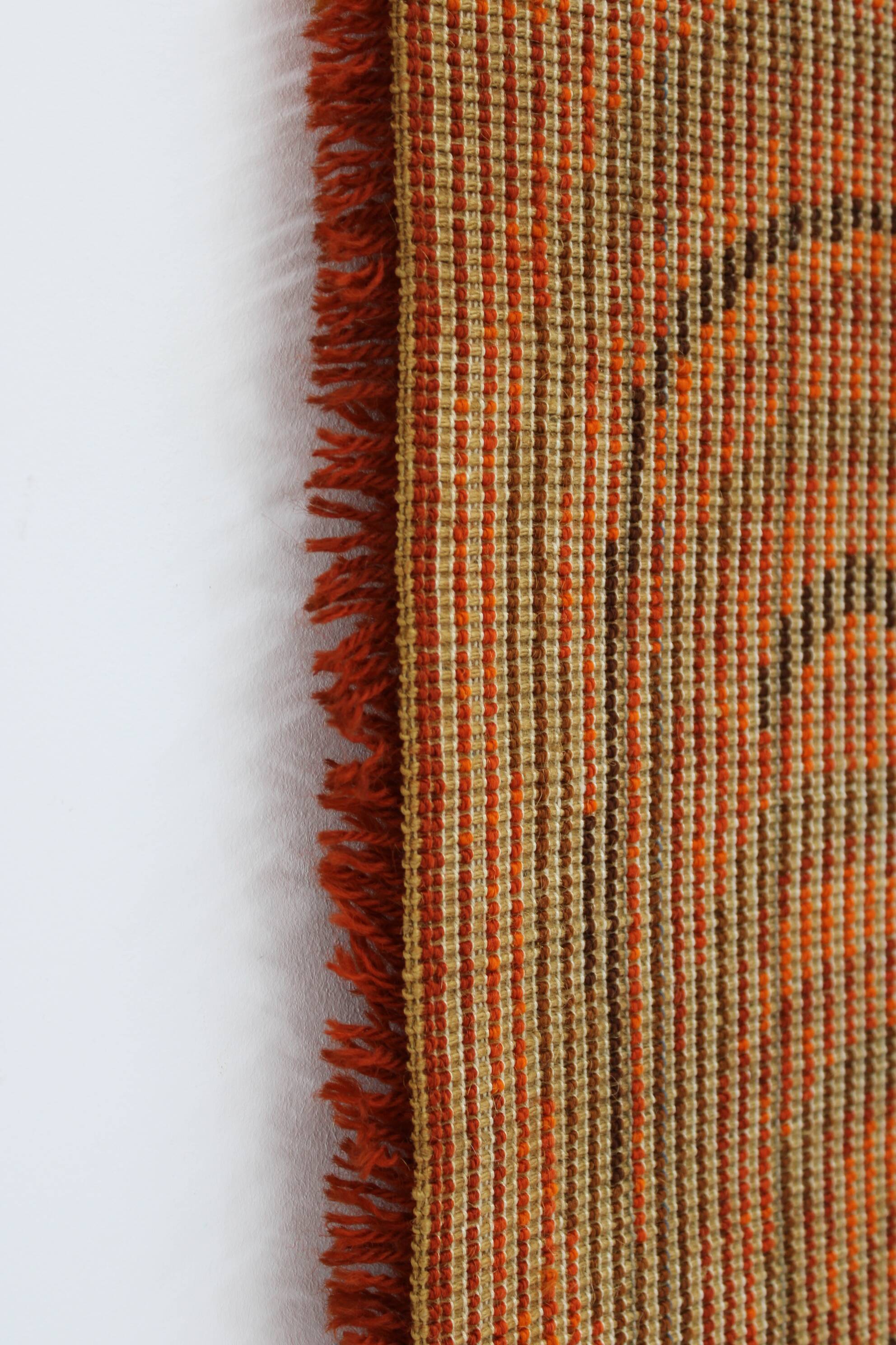 1970s Small Danish Wool Rug or Tapestry