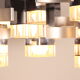 Ceiling light model 'Cubic' with 13 light units by Sciolari - Italy - 1970's