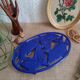 Cast iron underside fish patterns - Vintage