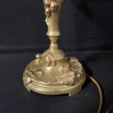 Gilded bronze table lamp signed A. Marionnet
