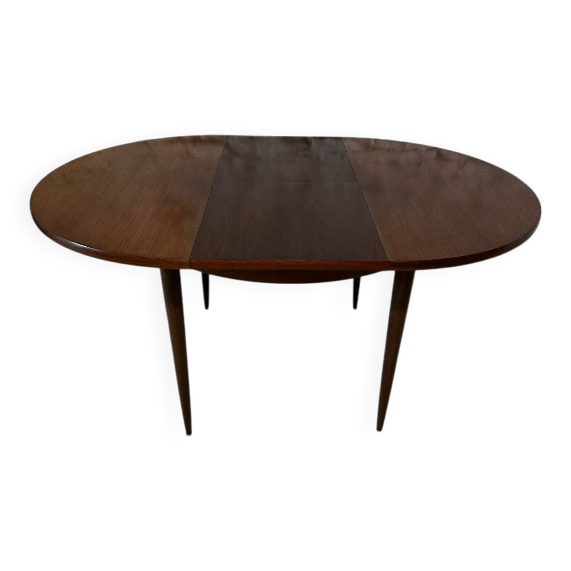 Vintage rosewood extendable dining table