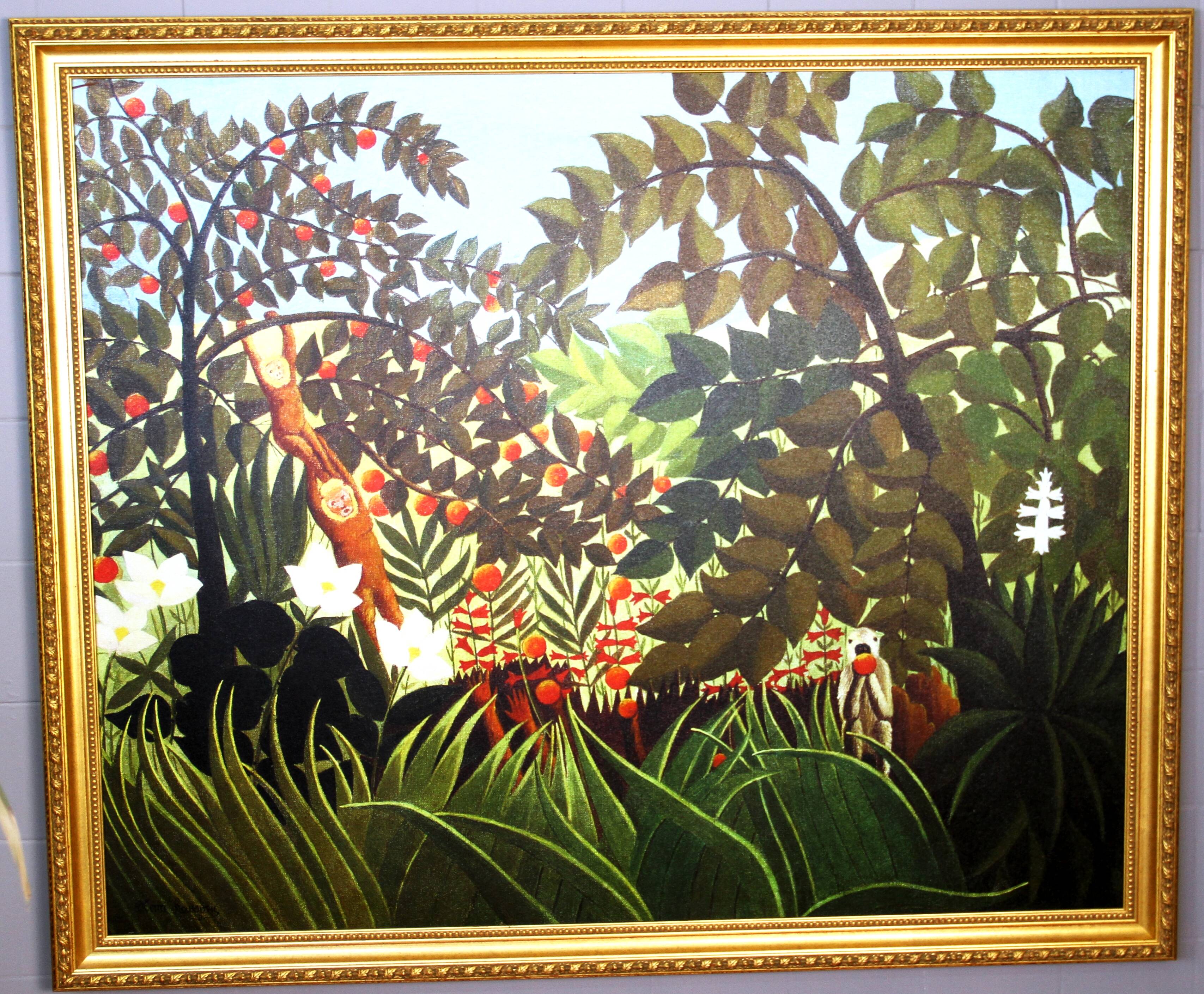 Painting "Exotic landscape"