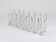 14 solid drinking glasses Aperitif Bar Bullet Carlo Moretti, Italy, 1970s