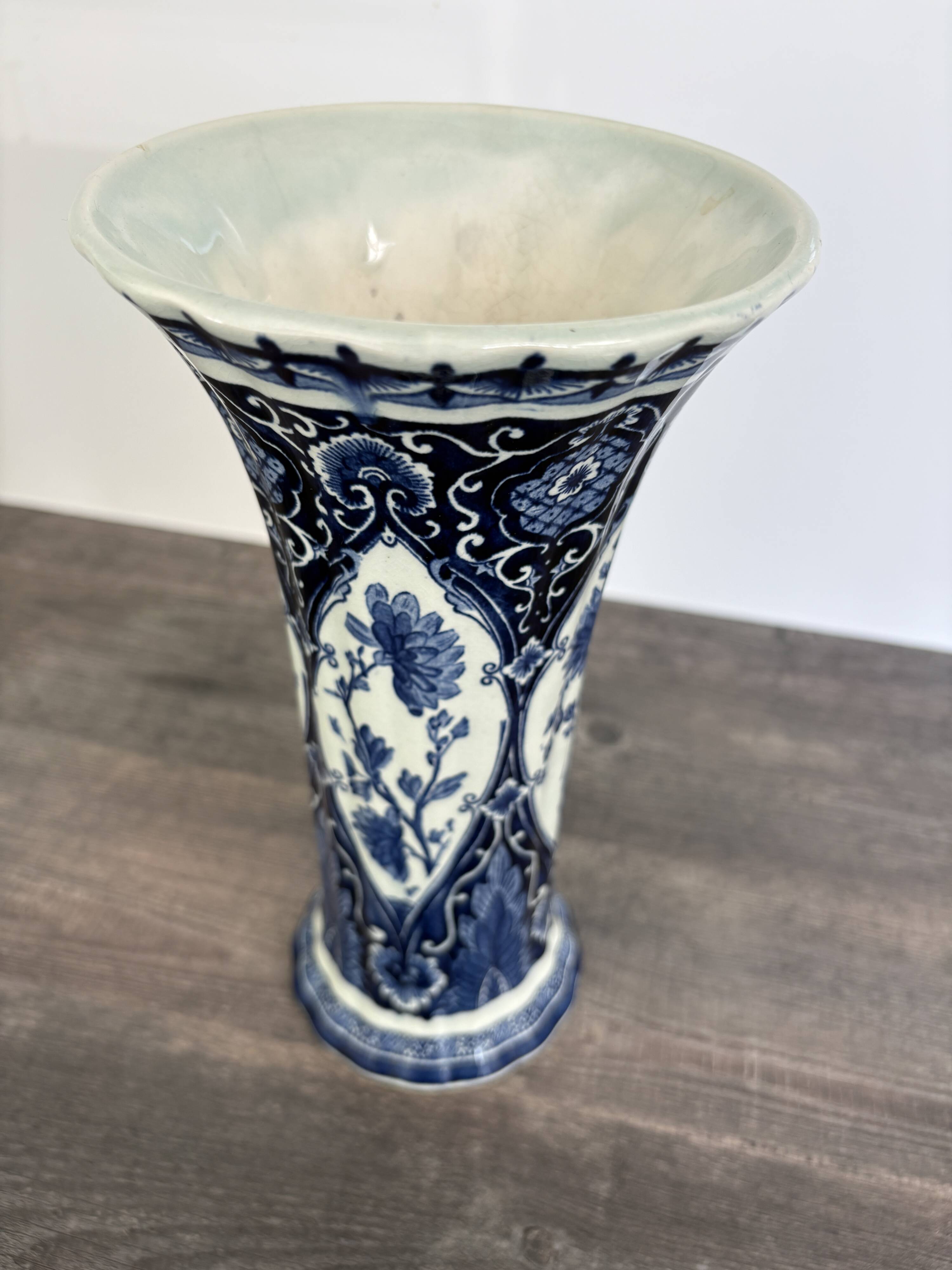 Antique Delft vase – Petrus Regout Maastricht