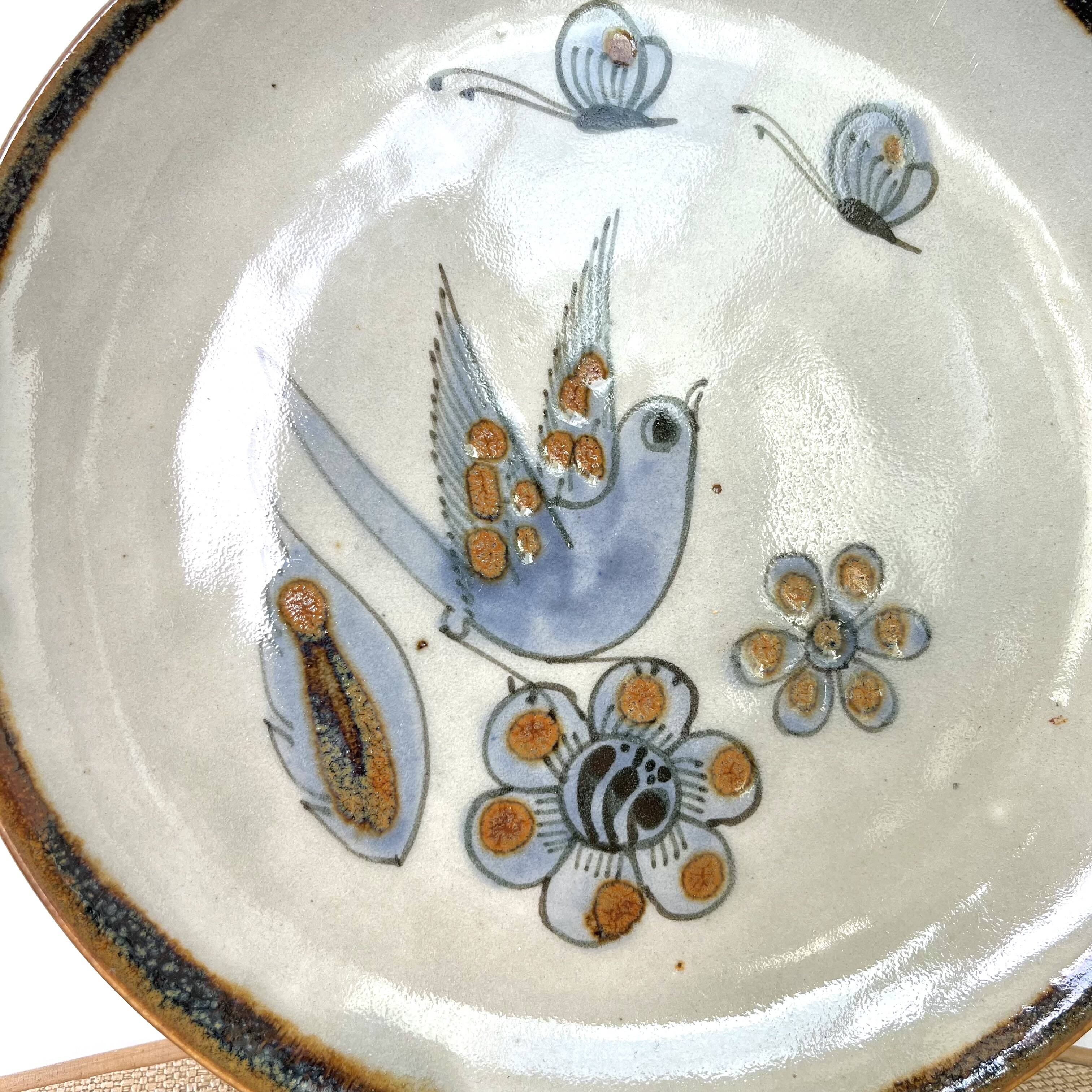 Ken Edwards Tonala Mexico 1970 Ceramic Plate