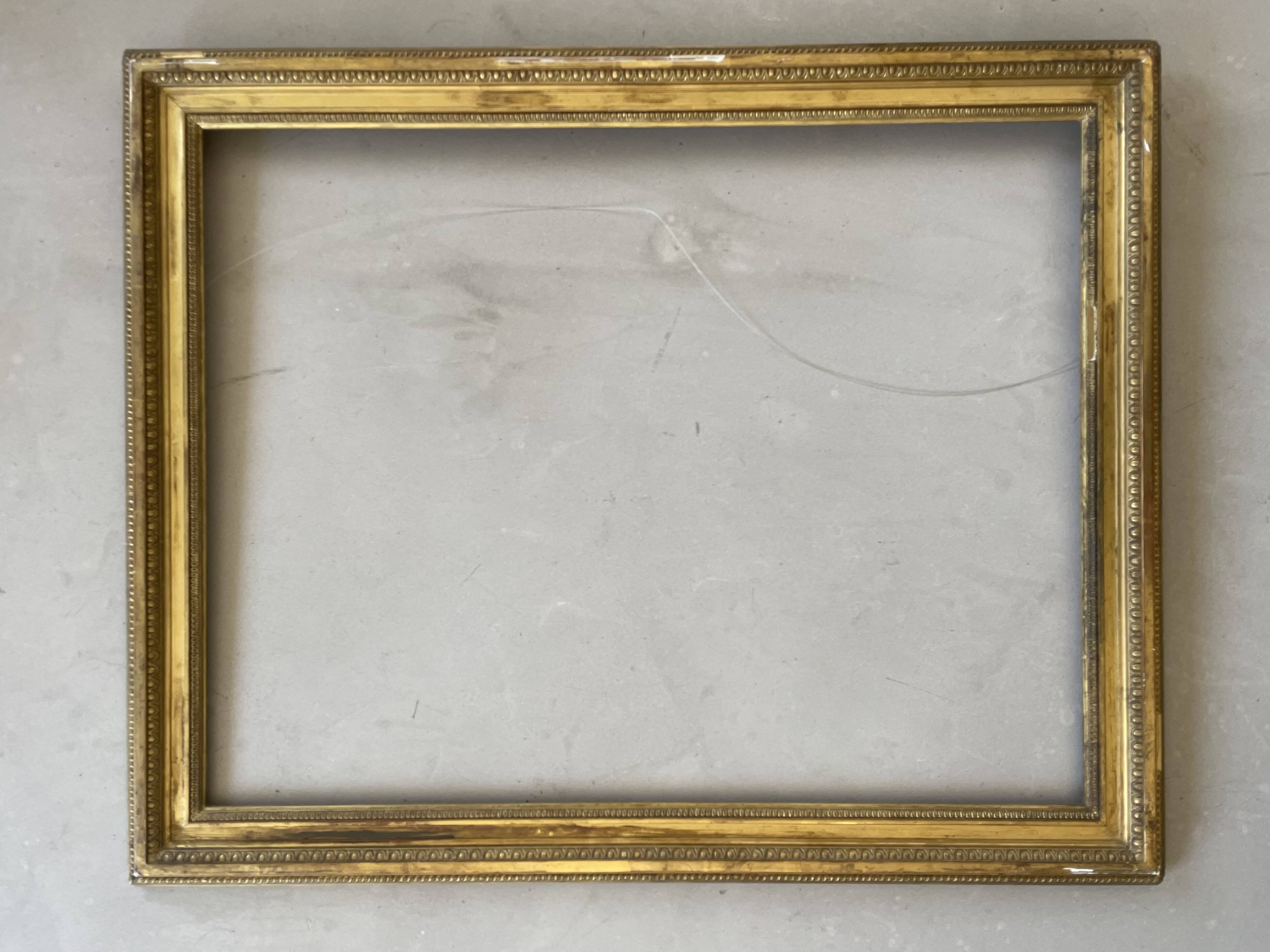 Cadre doré ancien 75x60cm