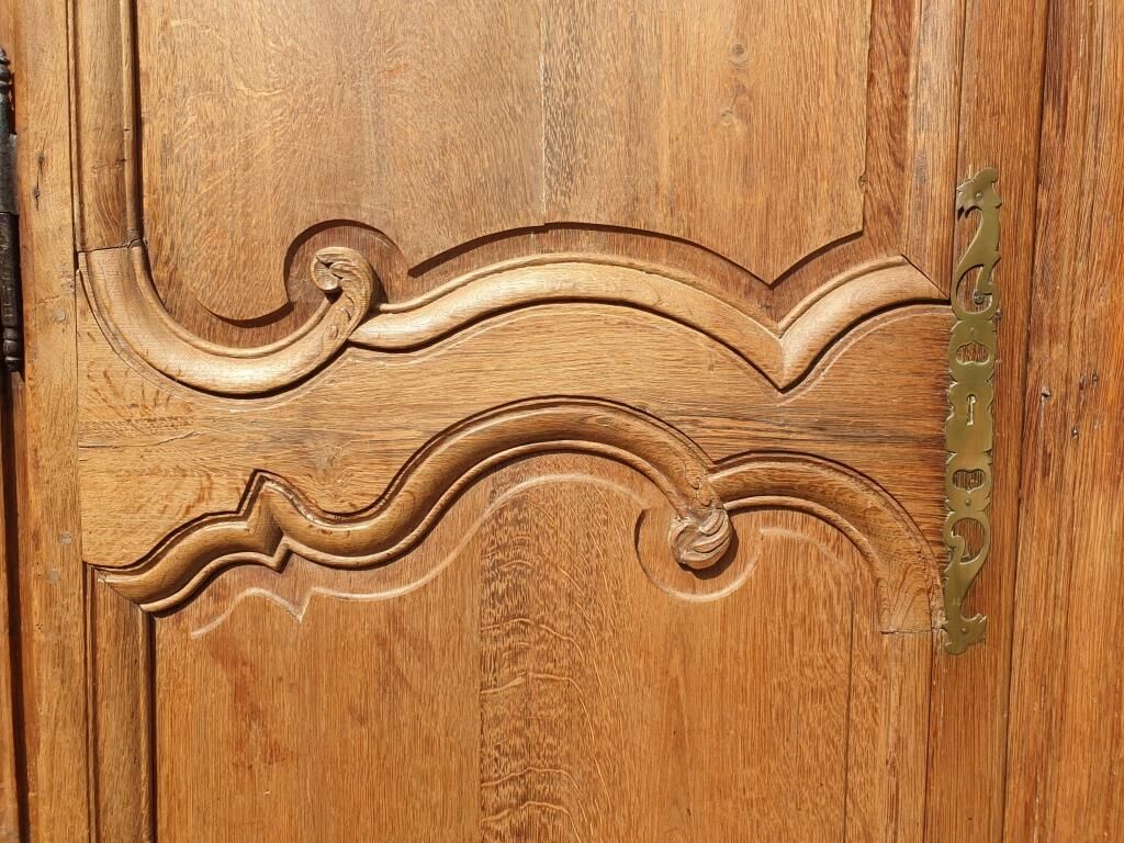 Wardrobe in oak XVIIIth