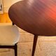 Vintage Scandinavian extendable round table in rosewood "Ingrid"