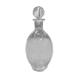 carafe en cristal gravé