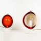 Rare pair of "Eclisse" table lamps by Anvia