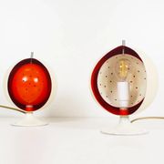 Rare pair of "Eclisse" table lamps by Anvia