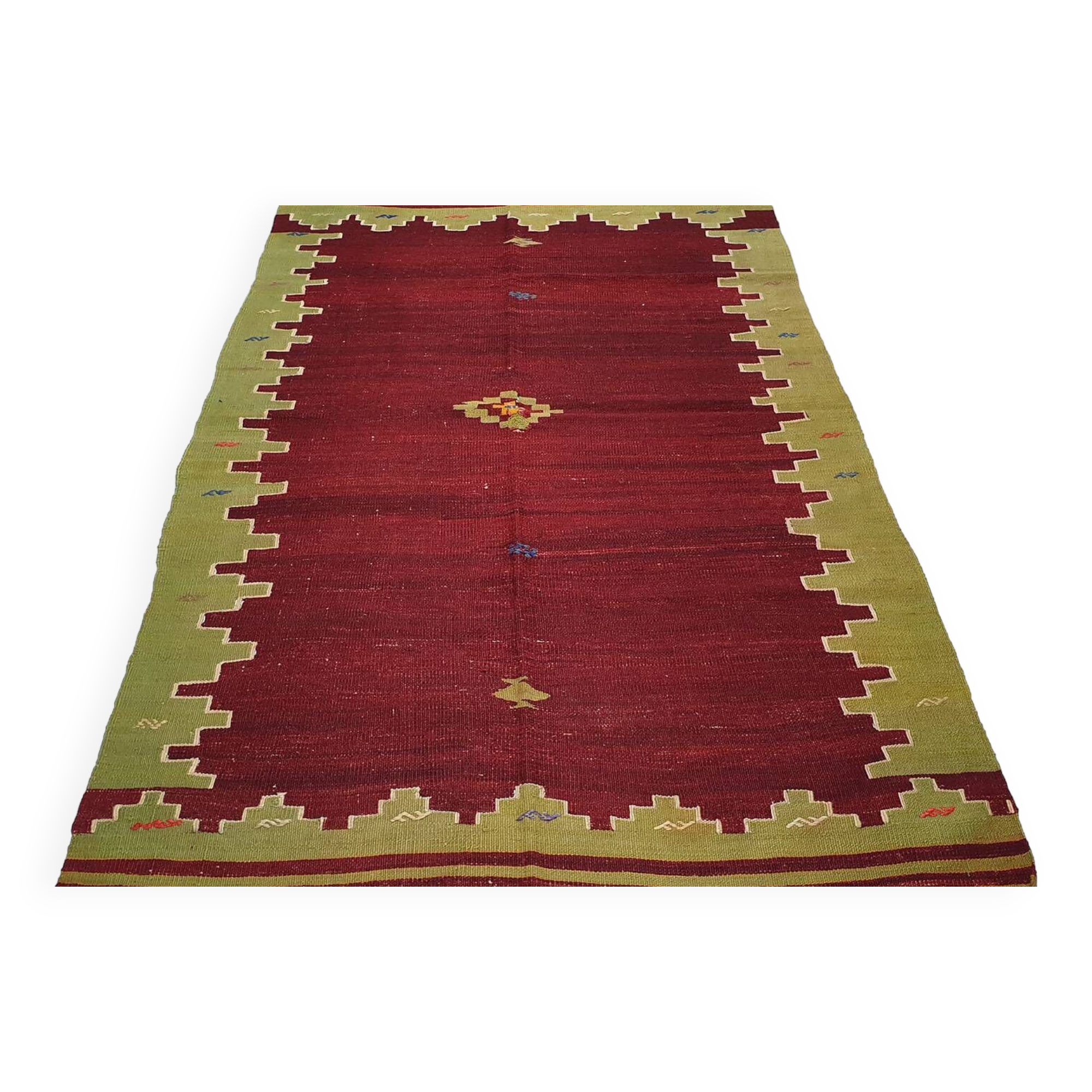 Turkish kilim rug, 217x126 cm, MYK-816