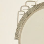 Art Deco Mirror With Hand-Forged Iron Frame, Belgium, 1920s