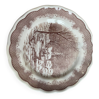 Collectible plate swiss landscape italy 380
