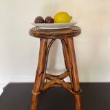 Smoked bamboo stool