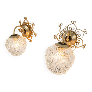 Paire d'appliques vintage