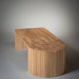 Solid ash coffee table
