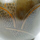 Art deco french dinanderie brass evolution vase by Paul Louis Mergier