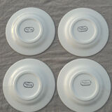 Set of earthenware plates