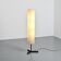 Rice paper and metal floor lamp, attributed to Temde, circa 1970.