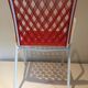 Emu rio style chair, metal, rilsan and pvc, Grosfillex, 1960s /1970