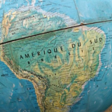 Terrestrial globe in the 1960s