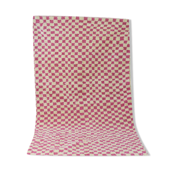 Pink berber carpet 265 x 145 cm