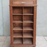 Walnut cardboard box stamped BRUN.G