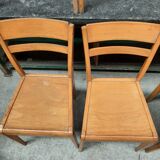 Lot of six Stella chairs 1950-60