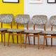 Series of 4 Vintage Scandinavian Chairs – 45 cm