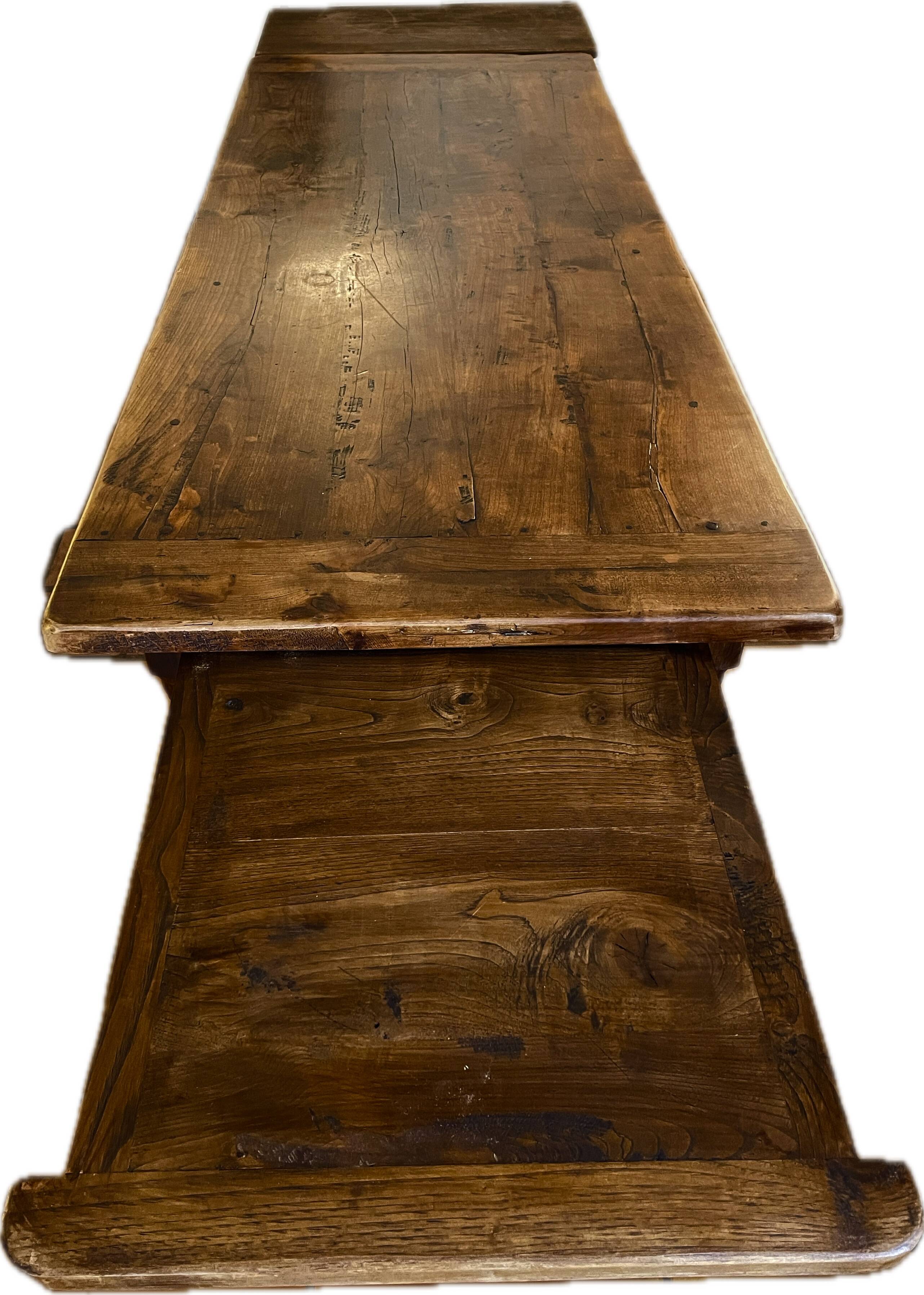 old farm table