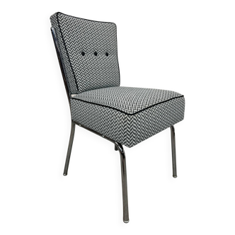 Mid-century tubular steel chair by Jozsef Peresztegi