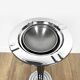 Culbuto ashtray in chromed metal Bauhaus 30s